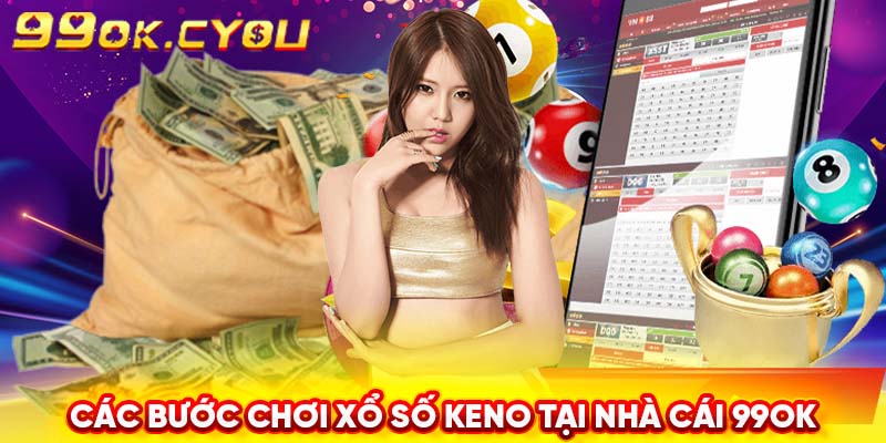 Các bước chơi xổ số keno tại nhà cái 99ok